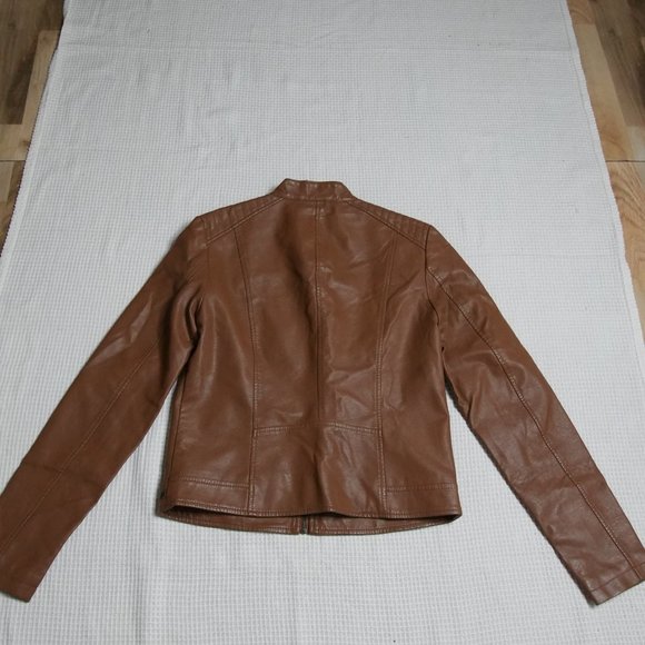 BRAND NEW FAUX LEATHER VERO MODA BIKERS JACKET - Picture 6 of 11